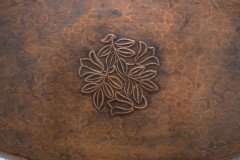 Hugh Wallis. An Arts & Crafts Oval Copper Tray with Rope Twist Edge - Thumbnail 12