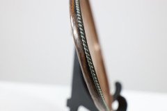 Hugh Wallis. An Arts & Crafts Oval Copper Tray with Rope Twist Edge - Thumbnail 8