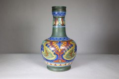 Gouda Holland – Art Nouveau earthenware Rhodian vase - Thumbnail 2