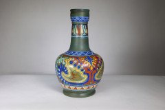 Gouda Holland – Art Nouveau earthenware Rhodian vase - Thumbnail 4
