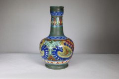 Gouda Holland – Art Nouveau earthenware Rhodian vase - Thumbnail 6