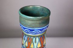 Gouda Holland – Art Nouveau earthenware Rhodian vase - Thumbnail 7