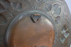 Arts and Crafts Copper Wall Plate with Floral Decoration c.1900 - Thumbnail 12