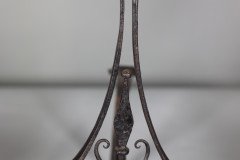 C. R. Ashbee for the Guild of Handicraft, attributed. An Early Pair of Hand Wrought Iron & Copper Fire Dogs - Thumbnail 19
