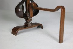 A Pair of Arts & Crafts Copper & Bronze Fire Dogs with Pyramid Style Finials - Thumbnail 18