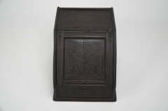 In the Style of Daniel Cottier – Aesthetic Movement Dark Oak Coal Box - Thumbnail 2