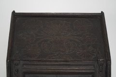 In the Style of Daniel Cottier – Aesthetic Movement Dark Oak Coal Box - Thumbnail 10