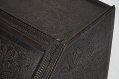 In the Style of Daniel Cottier – Aesthetic Movement Dark Oak Coal Box - Thumbnail 13