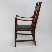 George Montague Ellwood for J. S. Henry – Ten Arts and Crafts Oak Dining Chairs - Thumbnail 13
