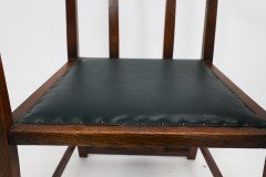 George Montague Ellwood for J. S. Henry – Ten Arts and Crafts Oak Dining Chairs - Thumbnail 19