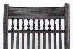 E. W. Godwin for William Watt. An Aesthetic Movement Tall Back Ebonized Armchair - Thumbnail 6