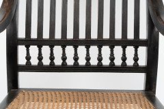 E. W. Godwin for William Watt. An Aesthetic Movement Tall Back Ebonized Armchair - Thumbnail 7