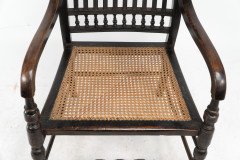 E. W. Godwin for William Watt. An Aesthetic Movement Tall Back Ebonized Armchair - Thumbnail 9