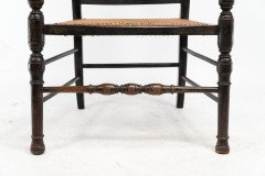 E. W. Godwin for William Watt. An Aesthetic Movement Tall Back Ebonized Armchair - Thumbnail 13