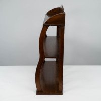 W. R. Lethaby. A Cotswold School Arts & Crafts Walnut Waterfall Wall Shelf - Thumbnail 3