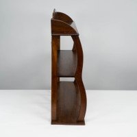 W. R. Lethaby. A Cotswold School Arts & Crafts Walnut Waterfall Wall Shelf - Thumbnail 4