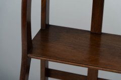 W. R. Lethaby. A Cotswold School Arts & Crafts Walnut Waterfall Wall Shelf - Thumbnail 7