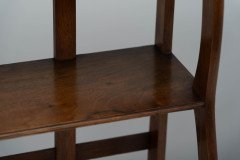 W. R. Lethaby. A Cotswold School Arts & Crafts Walnut Waterfall Wall Shelf - Thumbnail 8