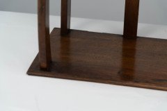 W. R. Lethaby. A Cotswold School Arts & Crafts Walnut Waterfall Wall Shelf - Thumbnail 10