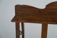 W. R. Lethaby. A Cotswold School Arts & Crafts Walnut Waterfall Wall Shelf - Thumbnail 12