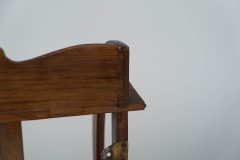 W. R. Lethaby. A Cotswold School Arts & Crafts Walnut Waterfall Wall Shelf - Thumbnail 13