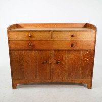 Ambrose Heal – Arts and Crafts Oak Cottage Sideboard or Dresser - Thumbnail 2
