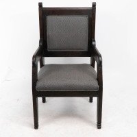 Dr Christopher Dresser In the Style of – Aesthetic Movement Ebonised Armchair - Thumbnail 2