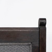 Dr Christopher Dresser In the Style of – Aesthetic Movement Ebonised Armchair - Thumbnail 7