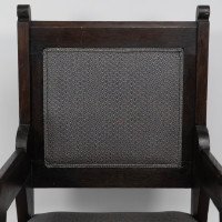Dr Christopher Dresser In the Style of – Aesthetic Movement Ebonised Armchair - Thumbnail 9