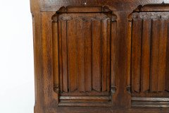 Large Gothic Revival Style Carved Oak Blanket Chest in the Style of A. W. N. Pugin - Thumbnail 13
