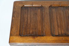 Large Gothic Revival Style Carved Oak Blanket Chest in the Style of A. W. N. Pugin - Thumbnail 9
