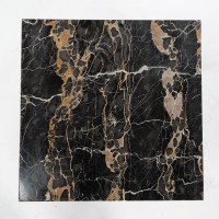 Maison Jansen. A Black Marble Top with Gold & Silver Veins Coffee Table - Thumbnail 7