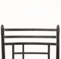 James Plucknett, attributed. Probably for Collier & Plucknett. An Exaggerated High Back Anglo-Japanese Ebonized Armchair - Thumbnail 7
