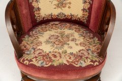 E. W. Godwin, attributed. An Anglo-Japanese Circular Armchair with Fan Shaped Arms - Thumbnail 12