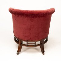 E. W. Godwin, attributed. An Anglo-Japanese Circular Armchair with Fan Shaped Arms - Thumbnail 18