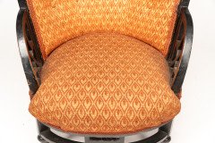 E. W. Godwin, attributed. An Anglo-Japanese Circular Armchair with Fan Shaped Arms #3 - Thumbnail 13
