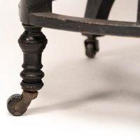 E. W. Godwin, attributed. An Anglo-Japanese Circular Armchair with Fan Shaped Arms #3 - Thumbnail 16