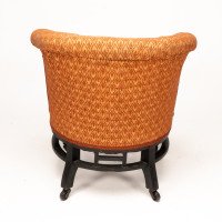 E. W. Godwin, attributed. An Anglo-Japanese Circular Armchair with Fan Shaped Arms #3 - Thumbnail 19