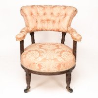 Bruce Talbert for Gillow and Co. – Aesthetic Movement Rosewood Armchair - Thumbnail 2