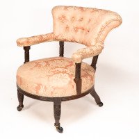 Bruce Talbert for Gillow and Co. – Aesthetic Movement Rosewood Armchair - Thumbnail 3