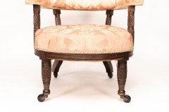 Bruce Talbert for Gillow and Co. – Aesthetic Movement Rosewood Armchair - Thumbnail 13