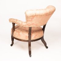 Bruce Talbert for Gillow and Co. – Aesthetic Movement Rosewood Armchair - Thumbnail 20