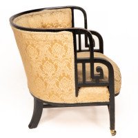 E. W. Godwin, attributed. An Anglo-Japanese Ebonized Walnut Lounge Chair - Thumbnail 5