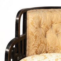E. W. Godwin, attributed. An Anglo-Japanese Ebonized Walnut Lounge Chair - Thumbnail 8