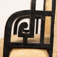E. W. Godwin, attributed. An Anglo-Japanese Ebonized Walnut Lounge Chair - Thumbnail 11