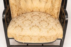 E. W. Godwin, attributed. An Anglo-Japanese Ebonized Walnut Lounge Chair - Thumbnail 12