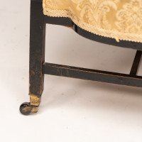 E. W. Godwin, attributed. An Anglo-Japanese Ebonized Walnut Lounge Chair - Thumbnail 14