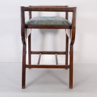 G. M. Ellwood for J. S. Henry. An Arts & Crafts 'A' Framed Piano or Dressing Table Stool - Thumbnail 4