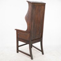 Heals of London, Attributed – Tall Arts & Crafts Oak Wing Back Armchair - Thumbnail 13