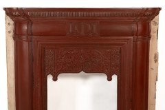 Rare Thomas Elsley Fireplace with Stylized Floral Details to the Centre - Thumbnail 4
